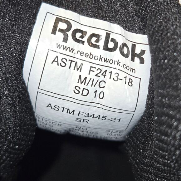 Reebok Work BB4500 Work SD Comp Toe Men's Size 10.5 W New In Box - Picture 9 of 11